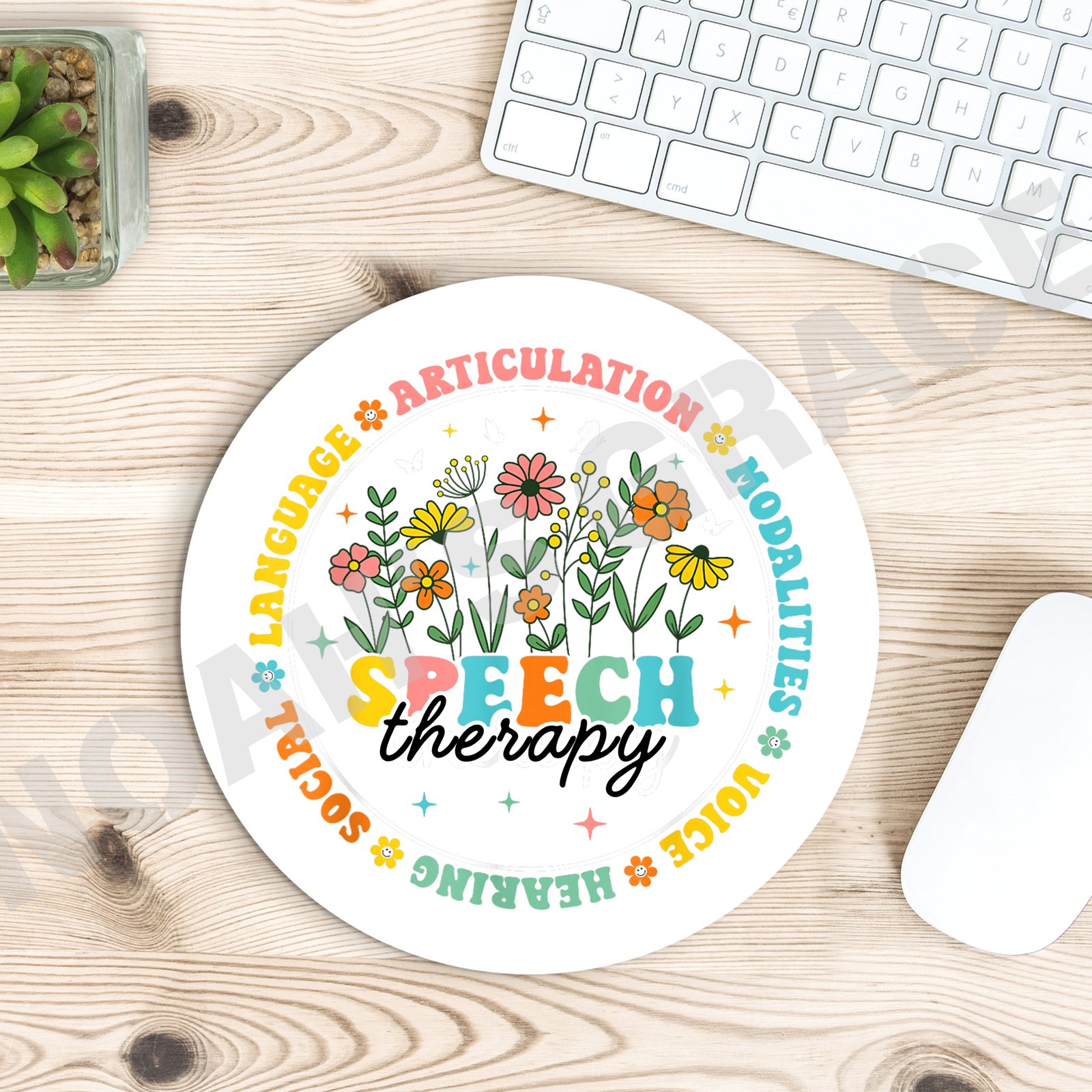 Mousepad Speech Therapy Colorful