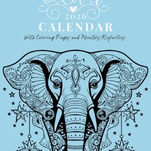 Beloved Yearly 2026 Calendar Coloring Book A4