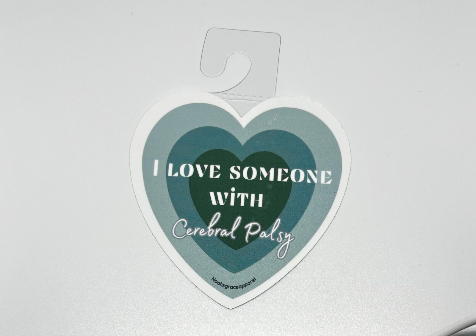 I Love Someone with Cerebral Palsy Sticker - Image 2