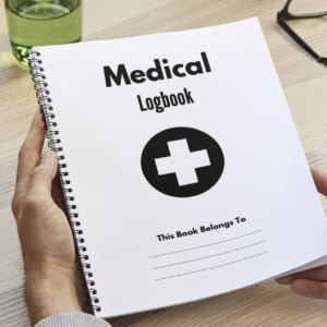 Medical Logbook | Printable Medical Records Tracker – Digital Download