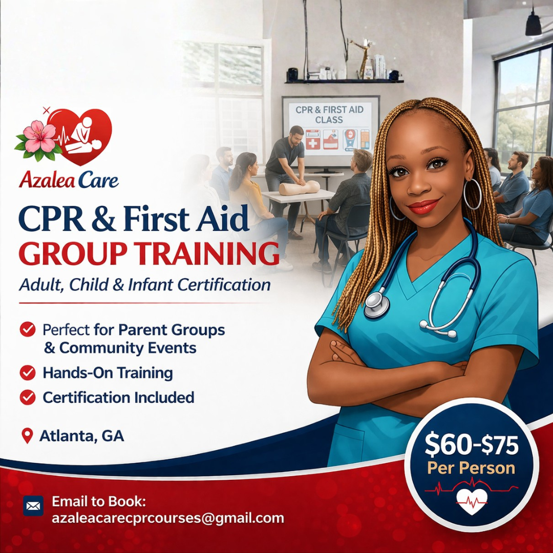 CPR & First Aid GROUP Training | Adult, Child & Infant Certification (Atlanta)