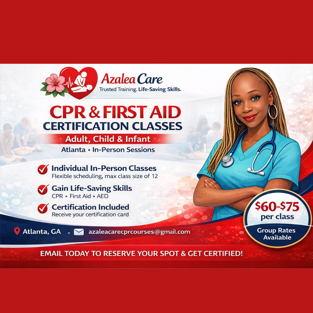 CPR & First Aid Certification Classes | Adult, Child & Infant (Atlanta)
