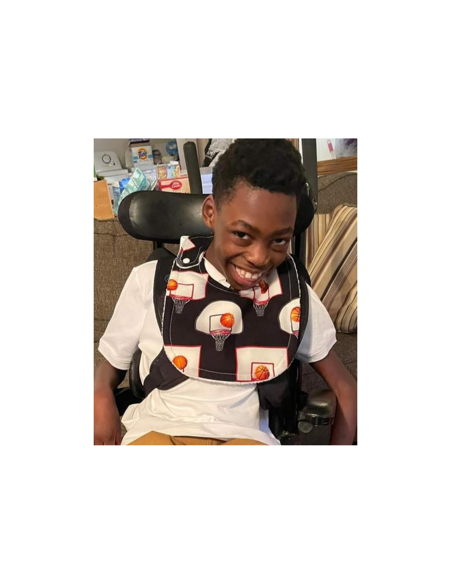 Custom Adaptive Bibs for Adult | Handmade Special Needs Bib | Daily Use & Feeding Bibs - Image 9