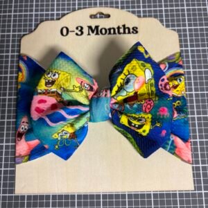 Sponge Bob Baby Bow