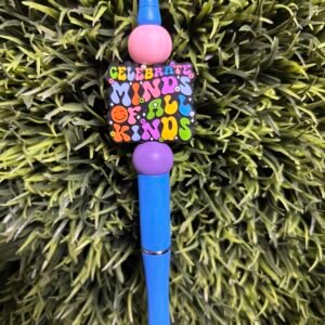Blue celebrate minds of all kinds pen