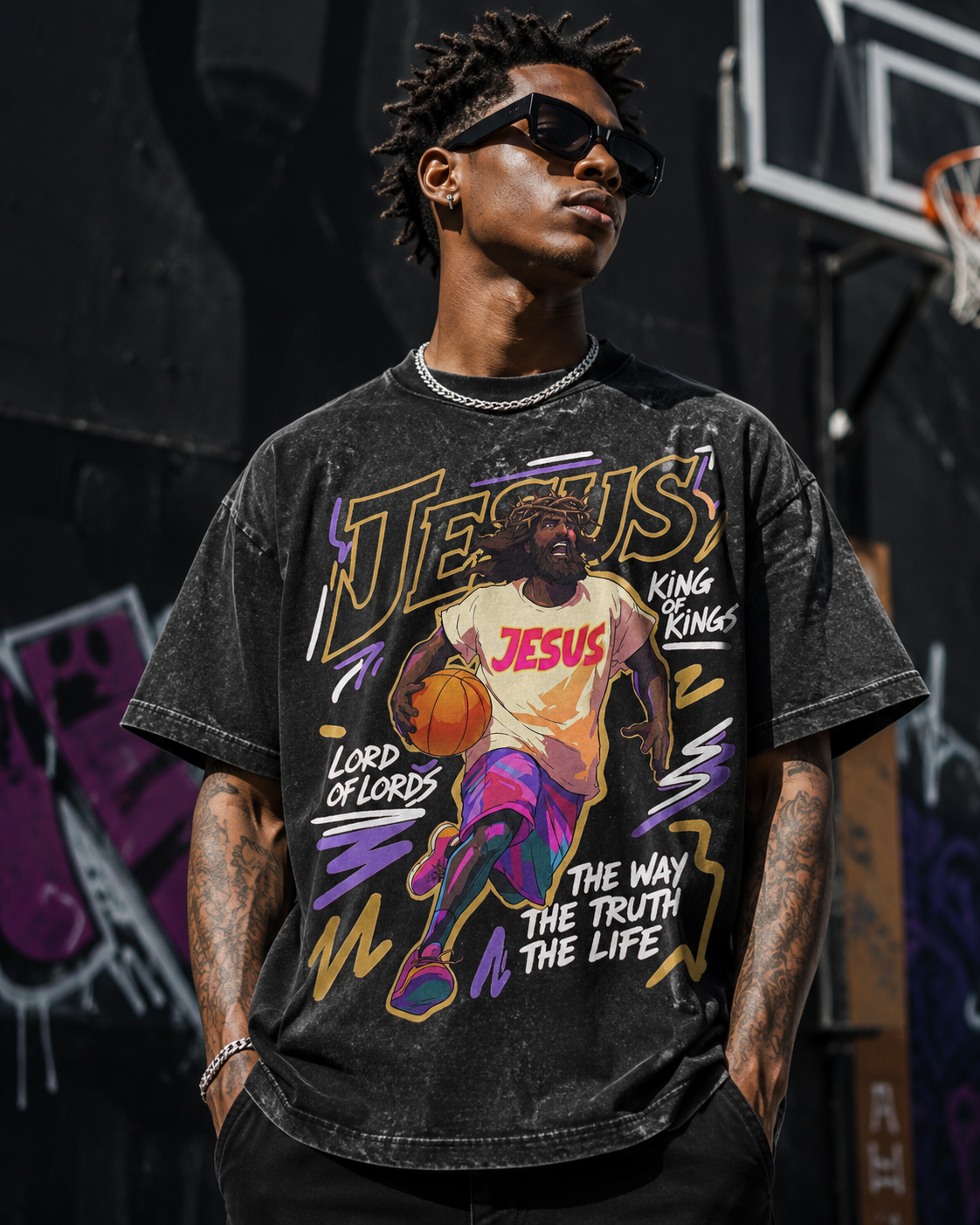 Jesus Hoopin' Tshirt # 2