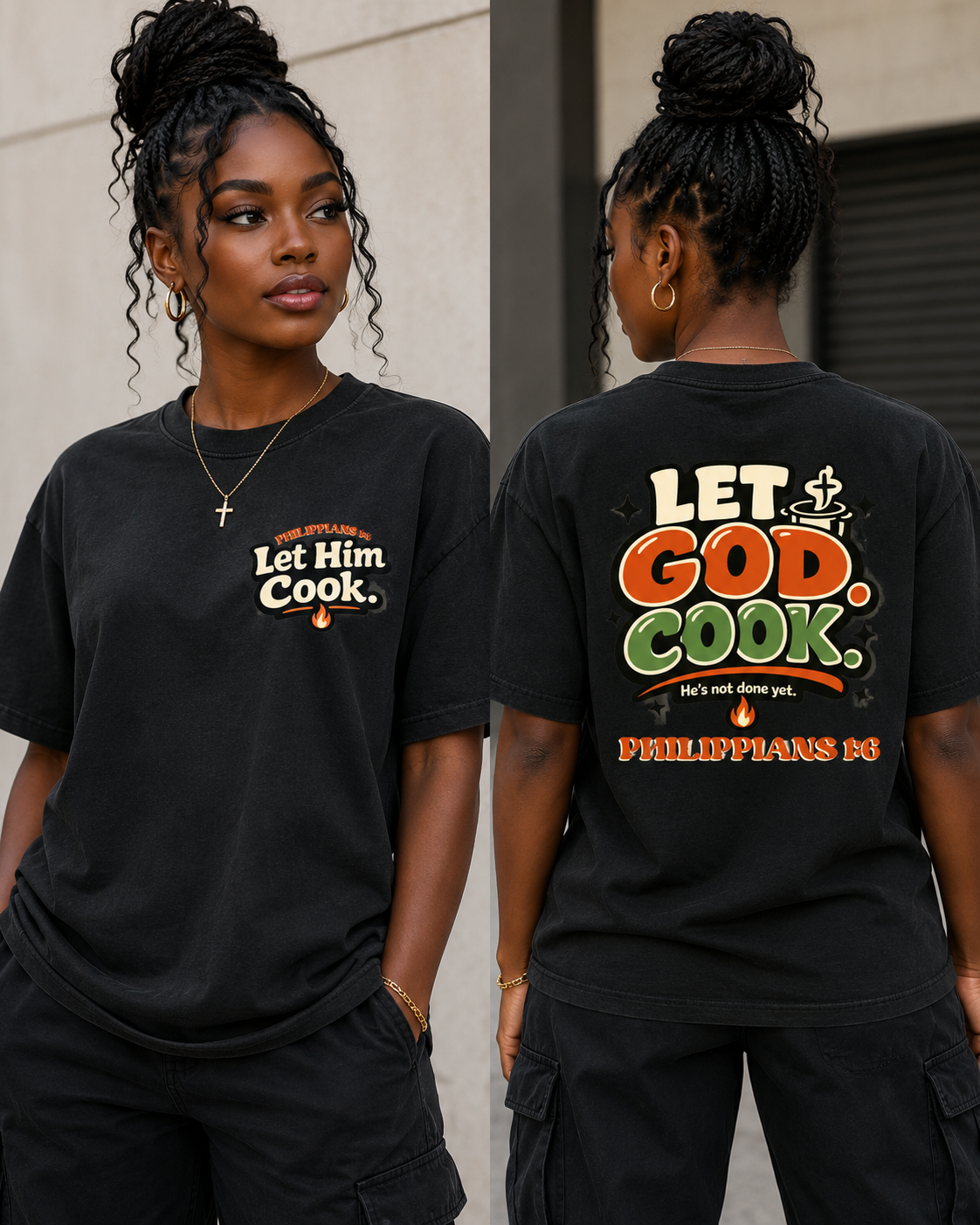 Let God Cook Tshirt