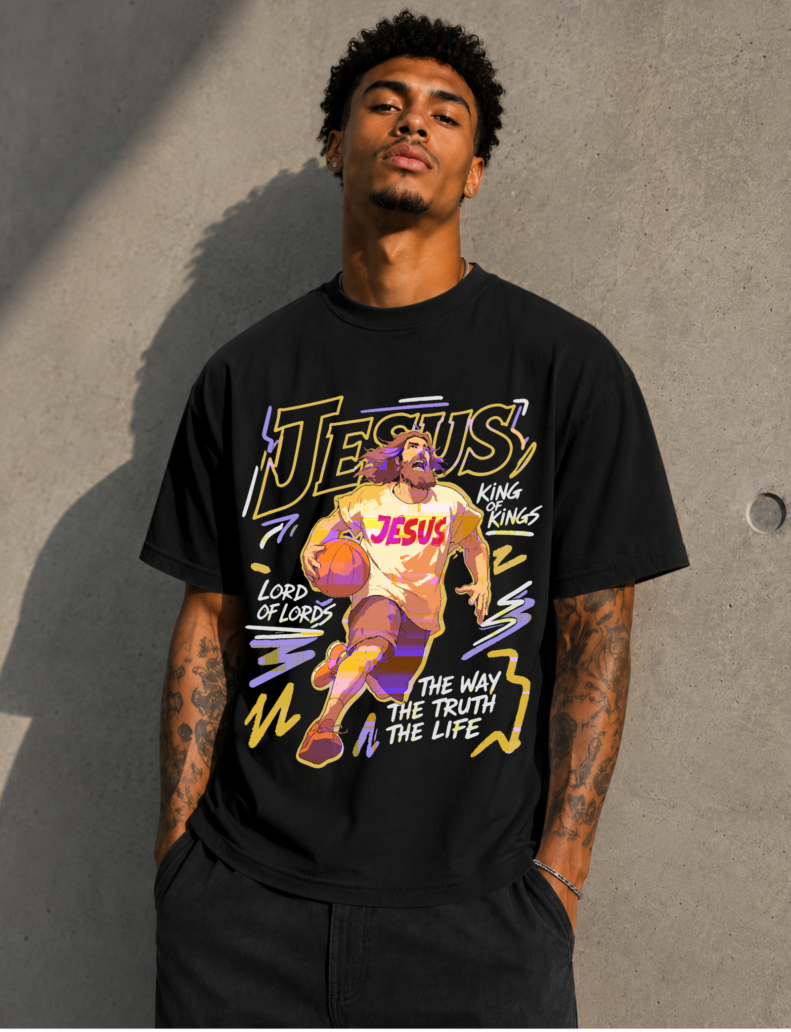 Jesus Hoopin' Tshirt