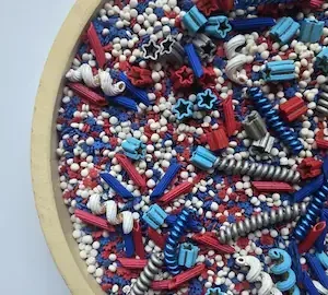 STAR SPANGLED SCOOPS Sensory Bin Filler