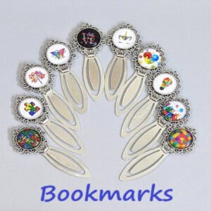 Handcrafted Autism Awareness Bookmarks